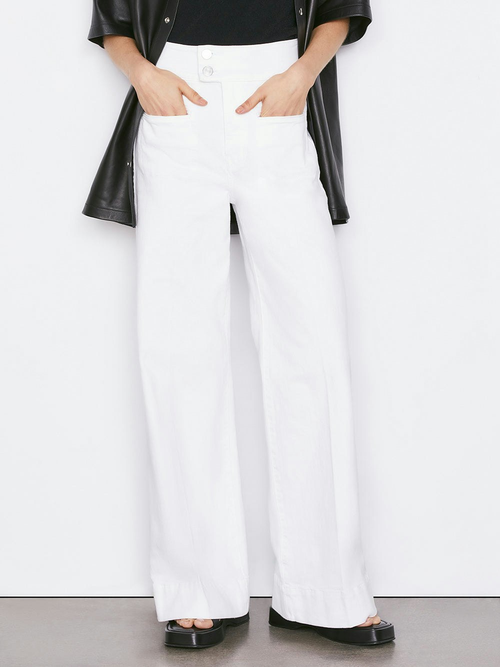 jeans front view
